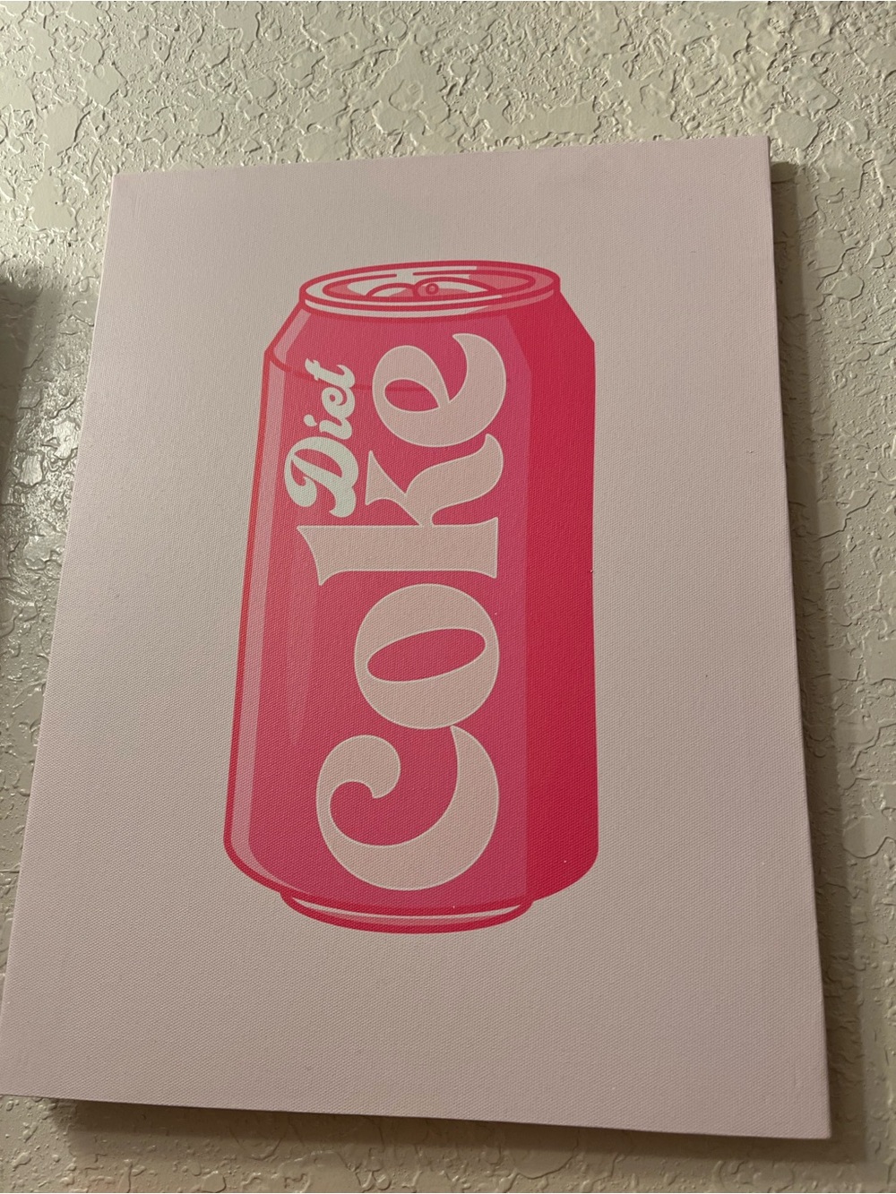 Coca Cola Pink Diet Coke Can Pop Art Print